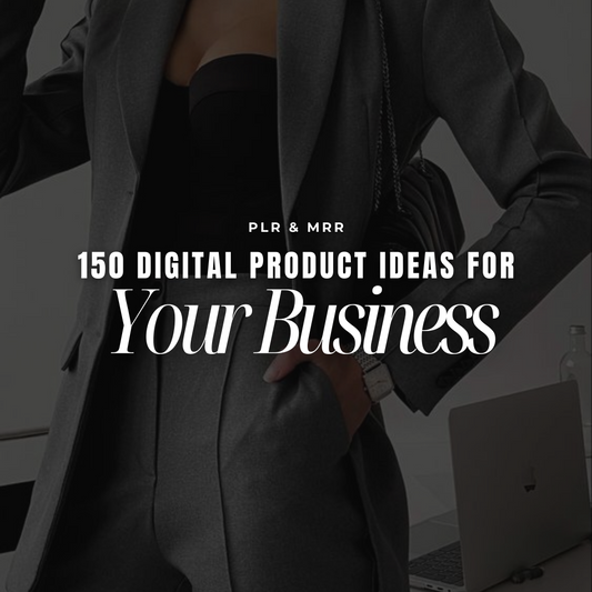 150 Digital Product Ideas With MRR