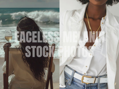 120+ Luxury Melanin Faceless Stock Photos