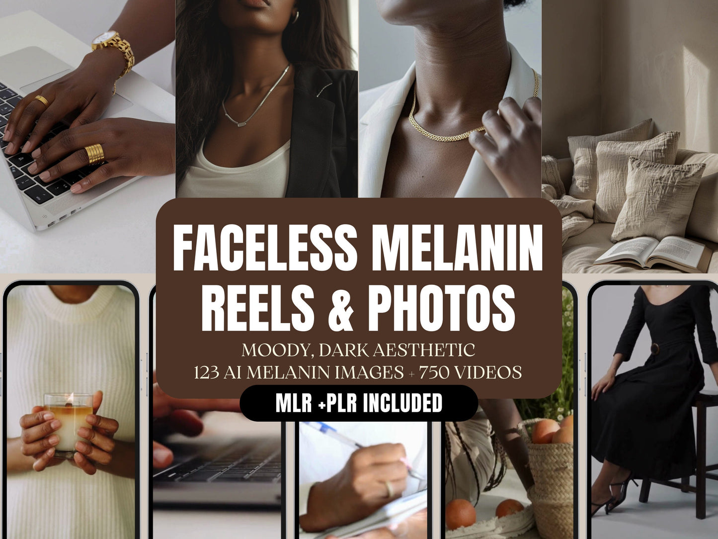 Luxury Melanin Faceless Bundle