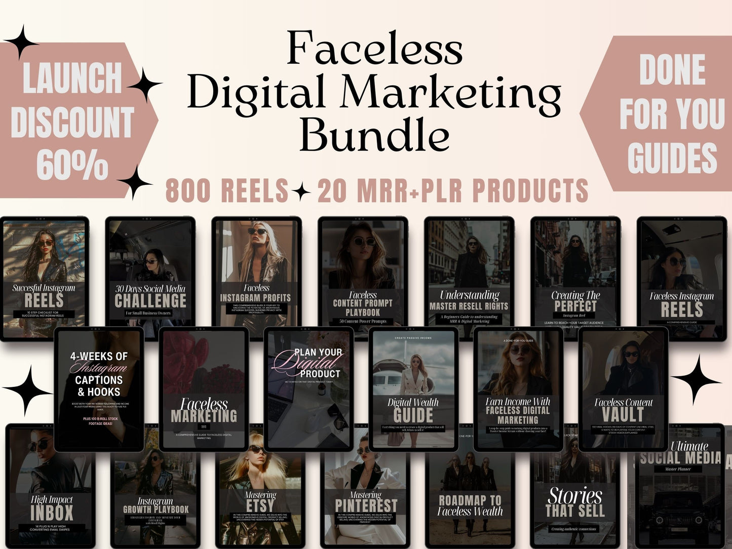 Faceless Digital Marketing Guide Bundle