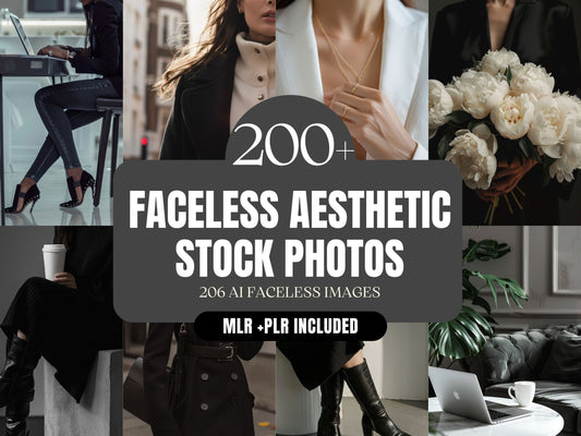 200+ Faceless AI Marketing Stock Images