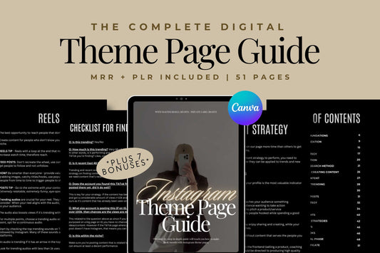 Instagram Theme page Guide