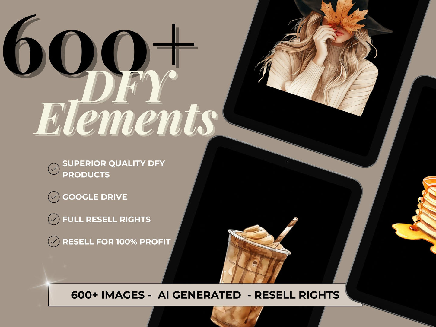 600+ Clipart Elements Pack