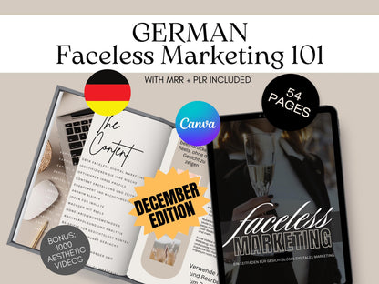 GERMAN  Faceless digital marketing guide