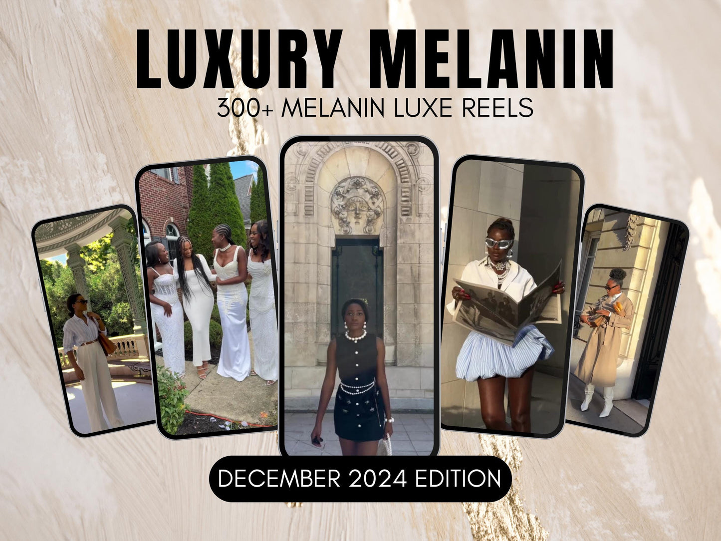 300+ Rich luxury MELANIN women reels