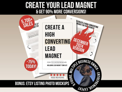 How To Create A High-Converting Lead Magnet for your E-com Small Business FlashCard